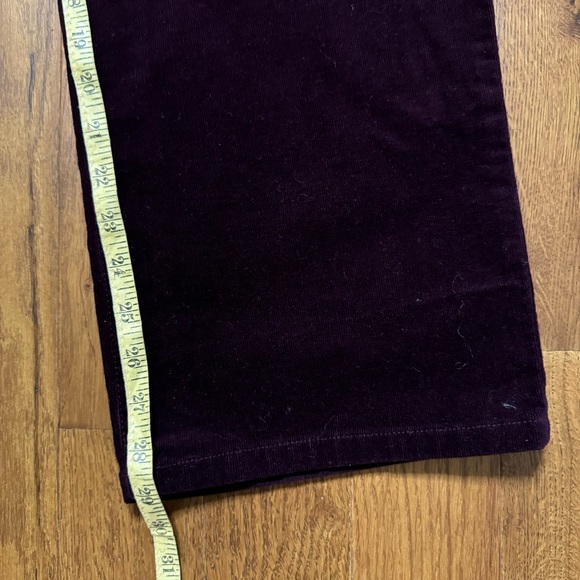 Chaps Denim Plum Women's Slimming Fit Short Length Corduroy Pants Size 20W NWT - Picture 10 of 11